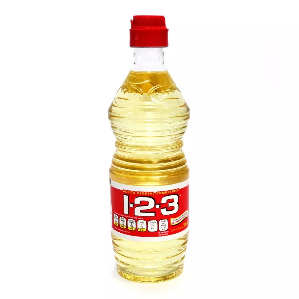 ACEITE 1-2-3 DE 500 ML