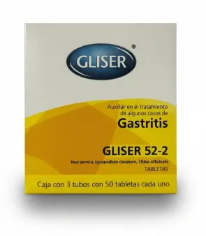 GLISER 52-2 GASTRITIS 150 GLOBULOS
