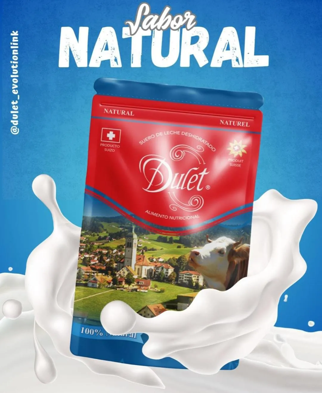 Dulet, Lactosuero Suizo 100 Natural