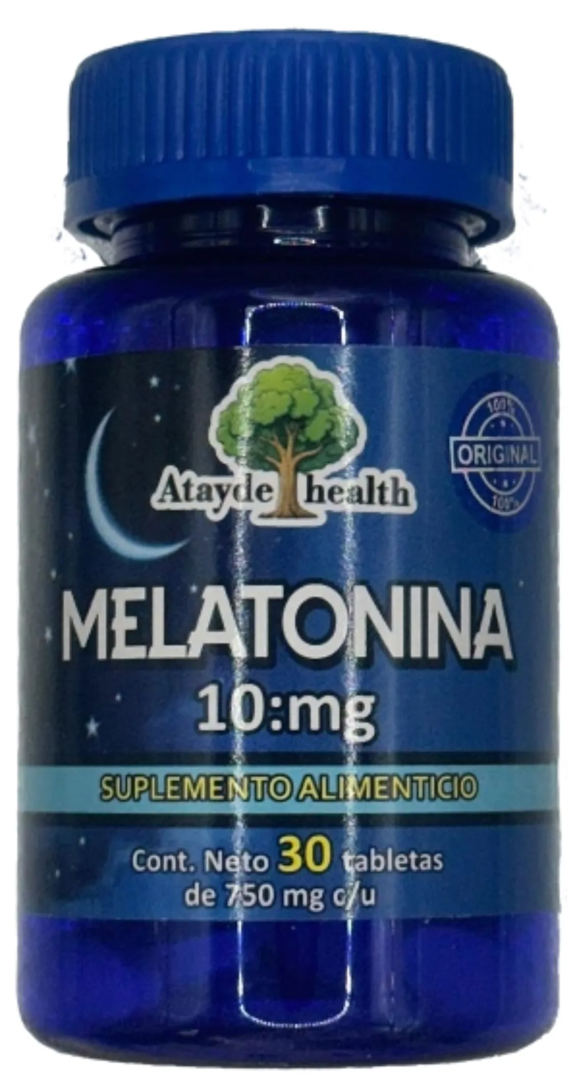 MELATONINA 30 tabletas de 750 mg cu