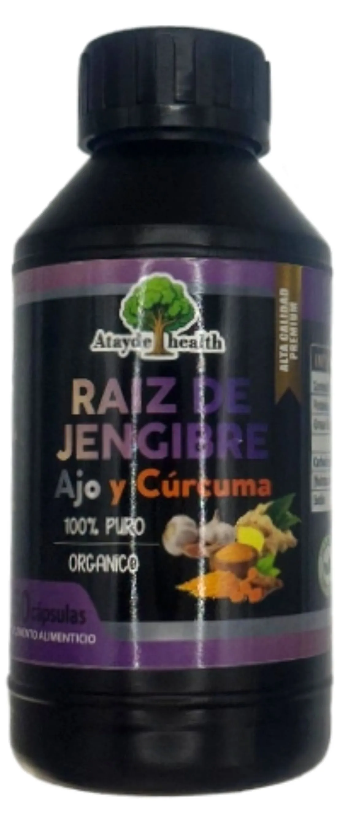Raíz de Jengibre, Ajo y Cúrcuma