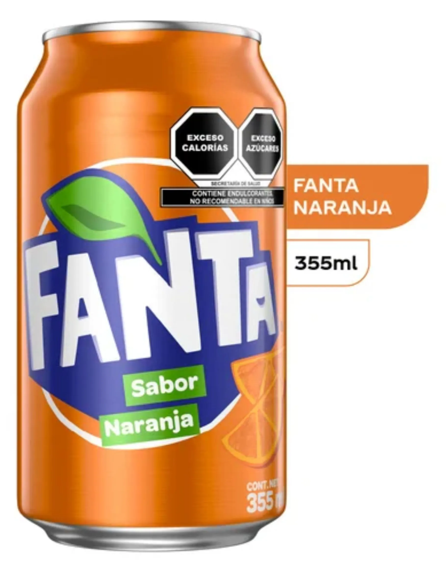 Fanta naranja 355 ml