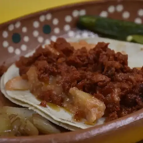 Taco de Papas con Chorizo