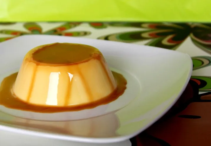 Flan con Cajeta